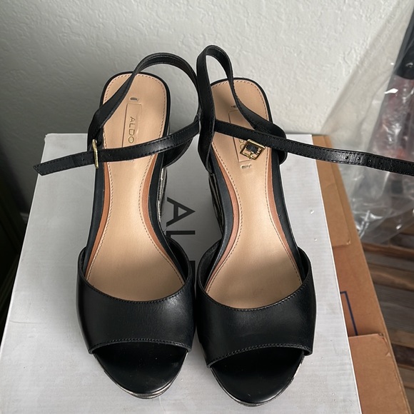 Aldo platform striped wedges - Picture 2 of 8